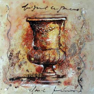 Textured Utensils oil painting